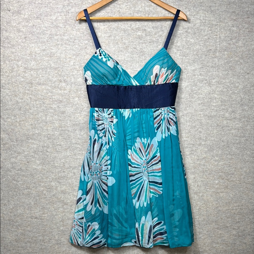 Catherine Malandrino Blue Spaghetti Strap Sundress